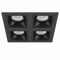 Комплект из светильников и рамки Domino Lightstar D54707070707