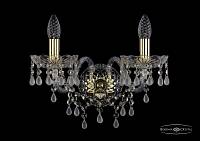 Бра  Bohemia Ivele Crystal  арт. 1410B/2/160/XL/G/V0300